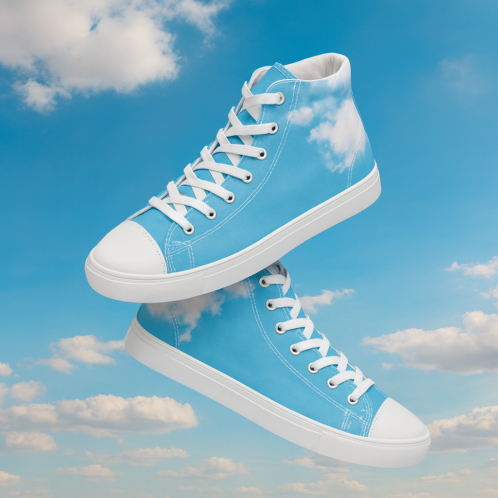 'MOMENTS' HIGH TOP CANVAS SCHUHE
