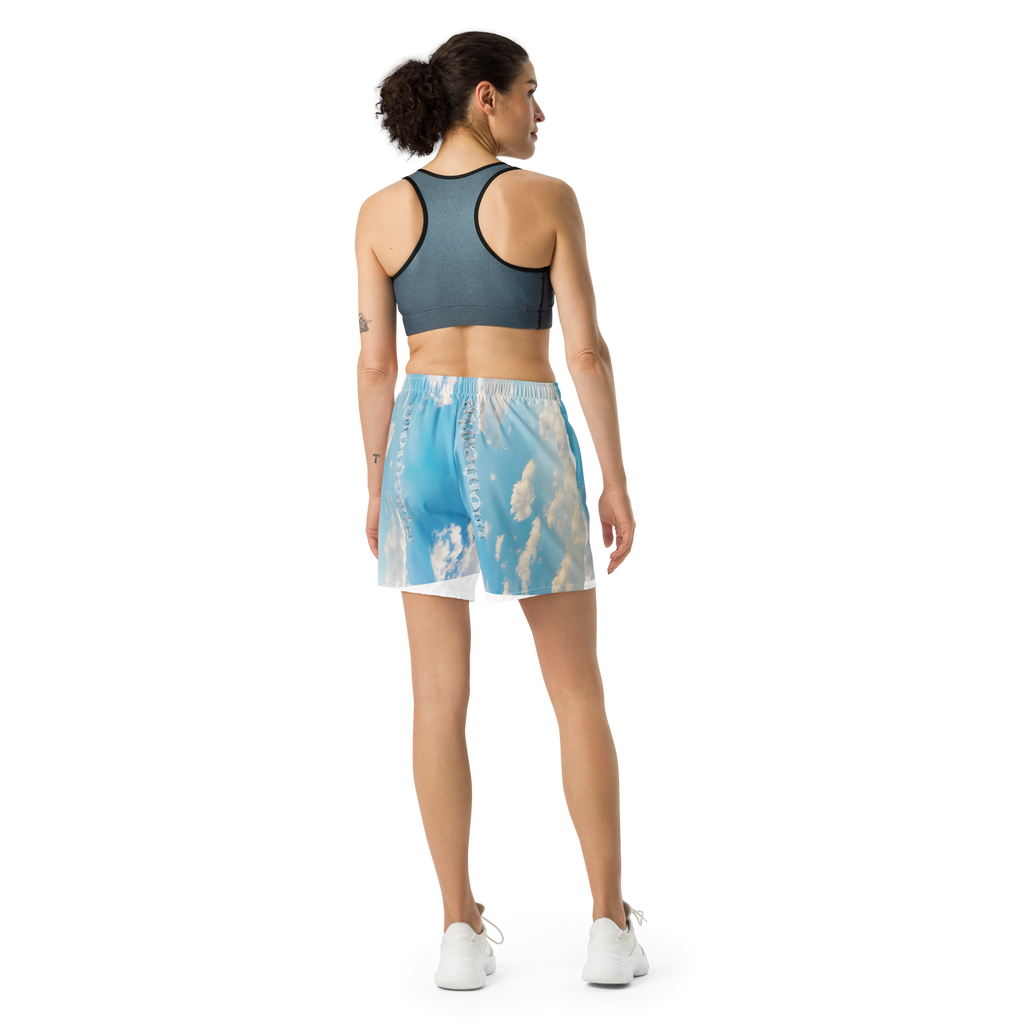 'MOMENTS' ALL-OVER PRINT ATHLETIC SHORTS (UNISEX)