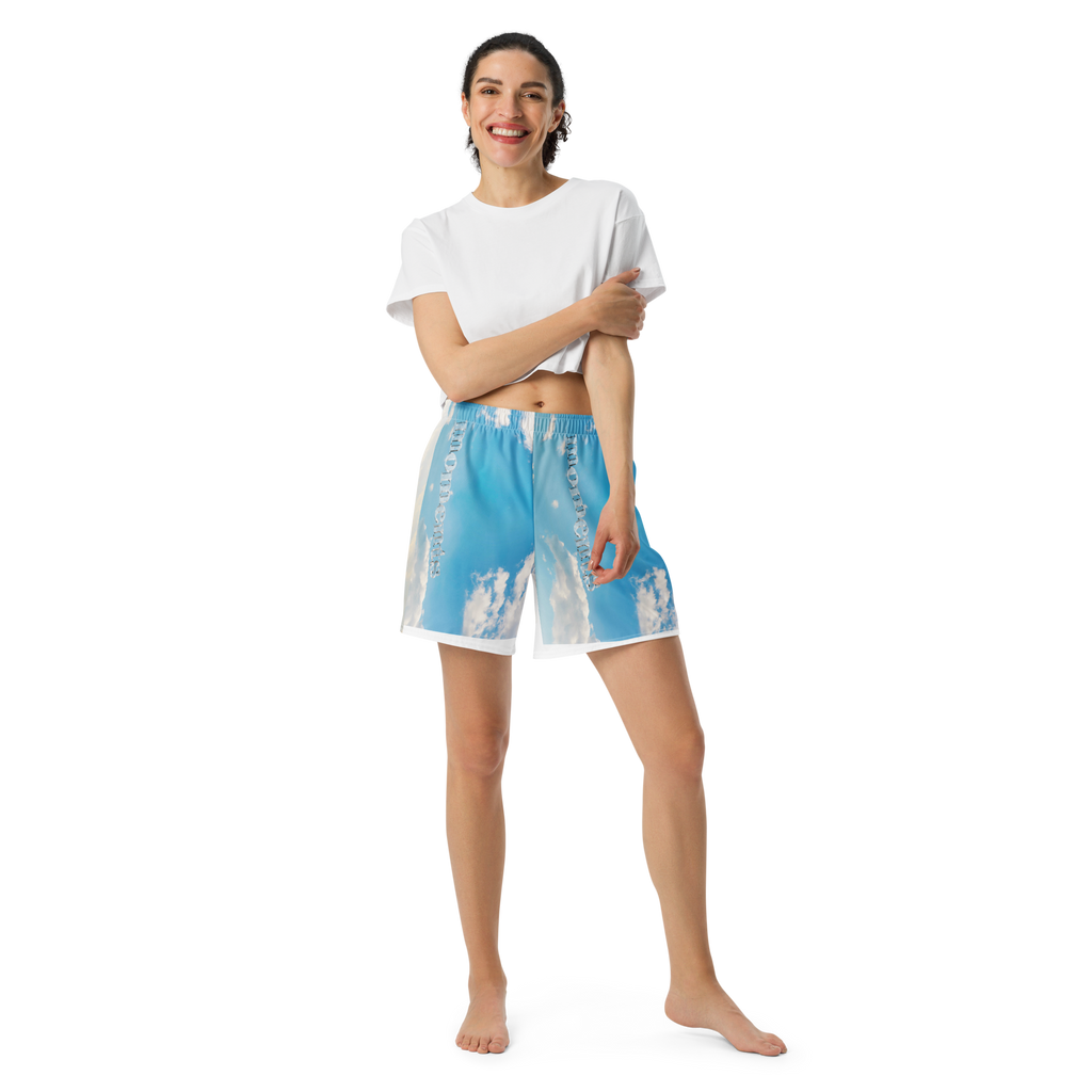 'MOMENTS' ALL-OVER PRINT ATHLETIC SHORTS (UNISEX)