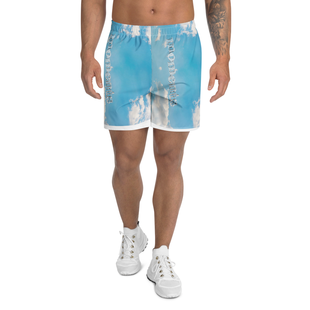 'MOMENTS' ALL-OVER PRINT ATHLETIC SHORTS (UNISEX)