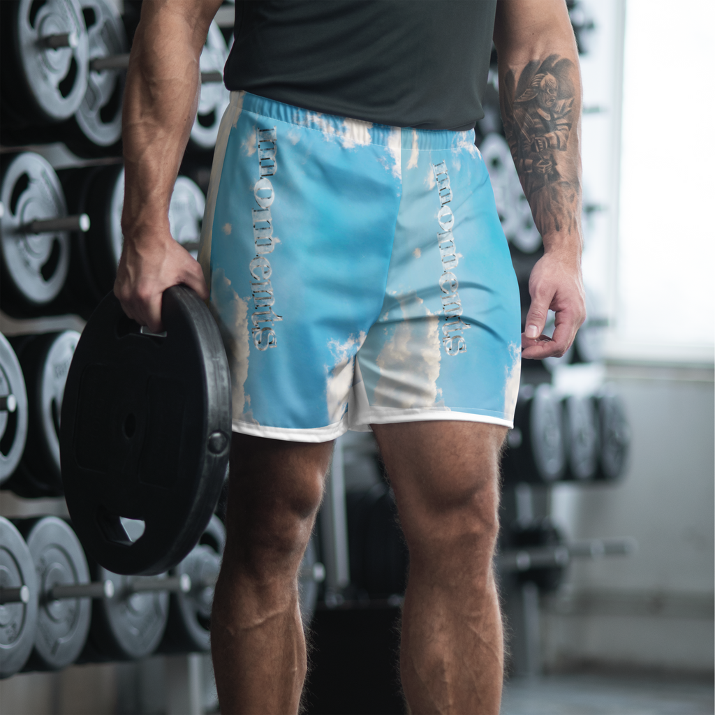 'MOMENTS' ALL-OVER PRINT ATHLETIC SHORTS (UNISEX)
