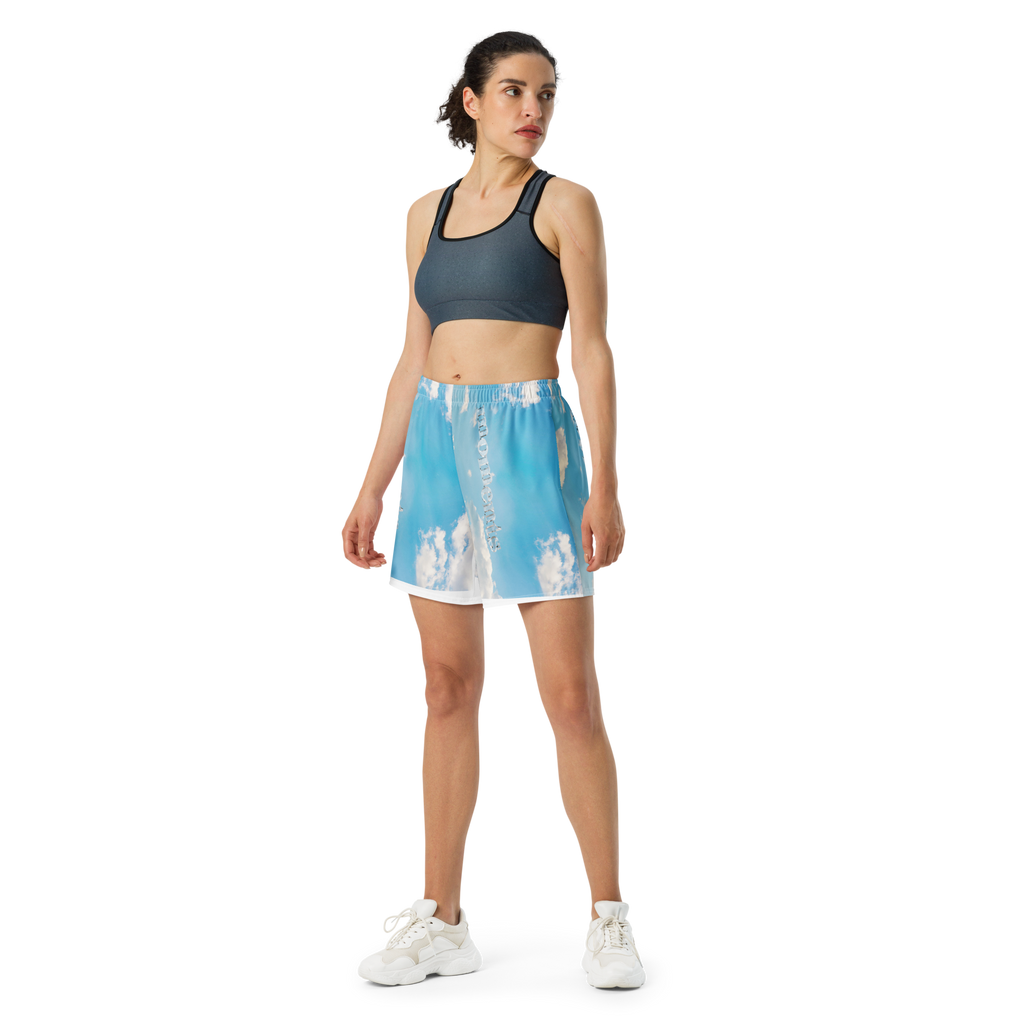 'MOMENTS' ALL-OVER PRINT ATHLETIC SHORTS (UNISEX)