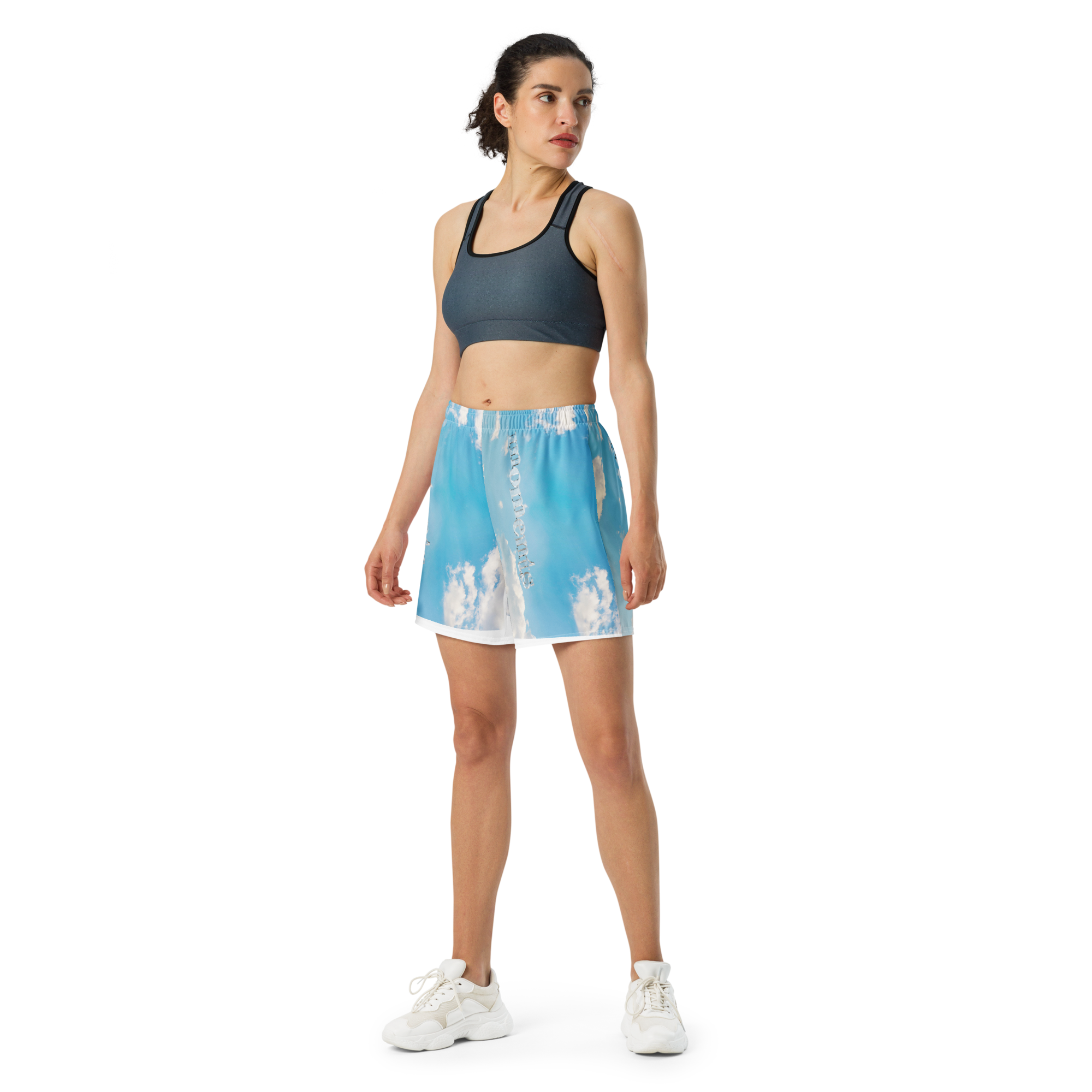 'MOMENTS' ALL-OVER PRINT ATHLETIC SHORTS (UNISEX)