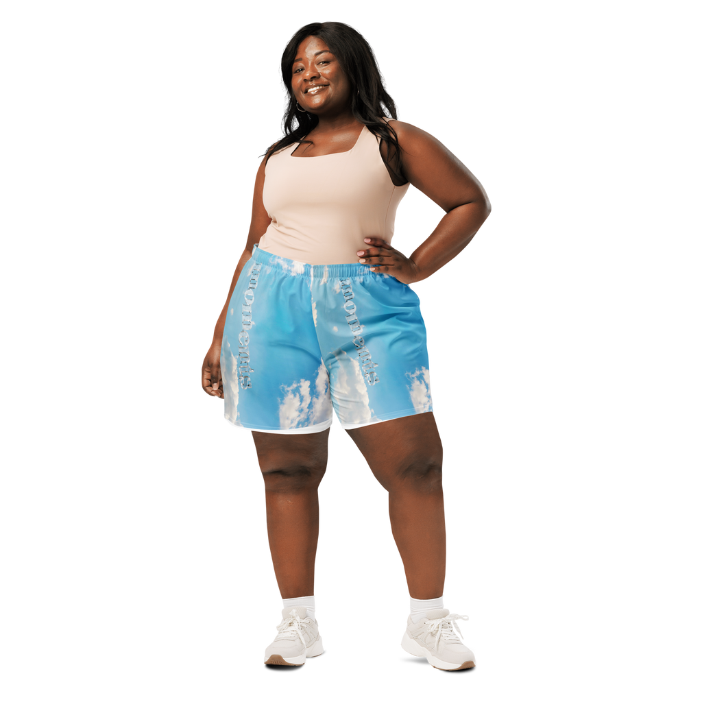 'MOMENTS' ALL-OVER PRINT ATHLETIC SHORTS (UNISEX)