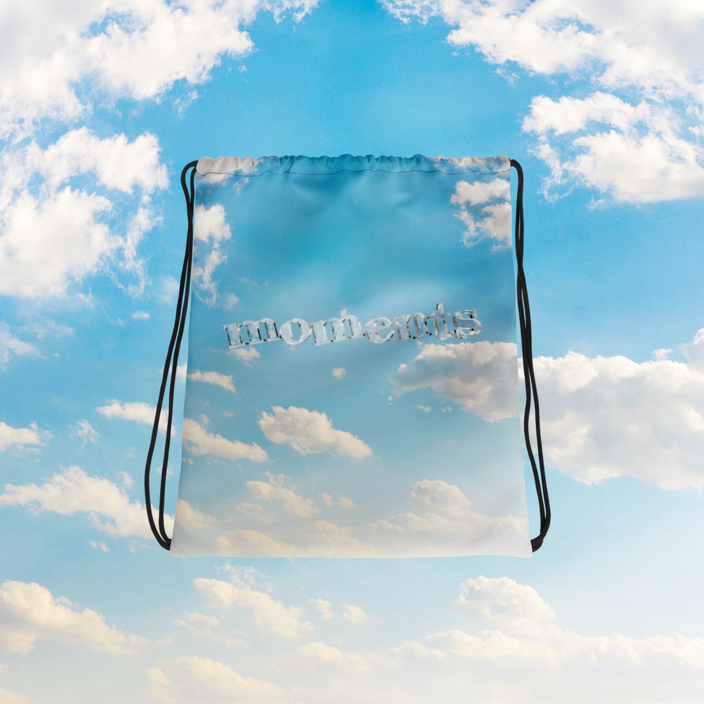 'MOMENTS' DRAWSTRING BAG