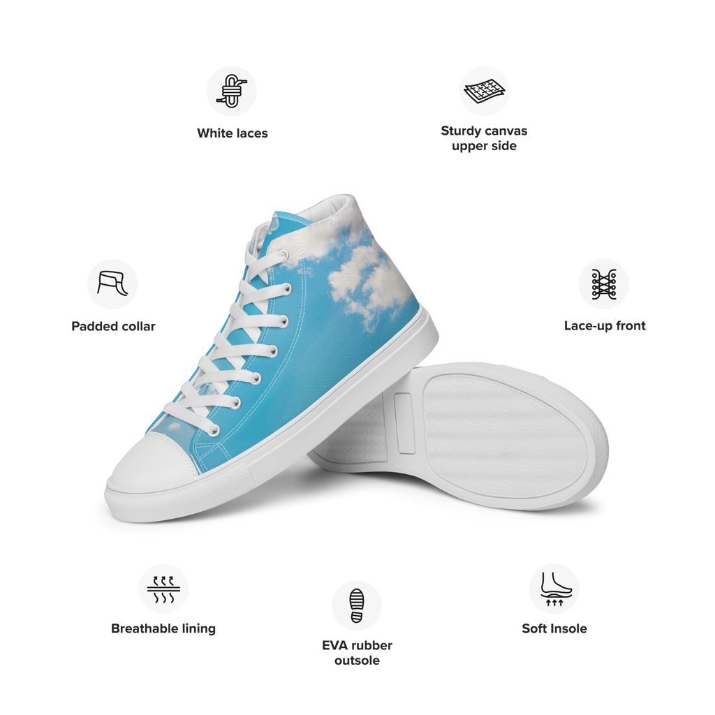 'MOMENTS' HIGH TOP CANVAS SCHUHE
