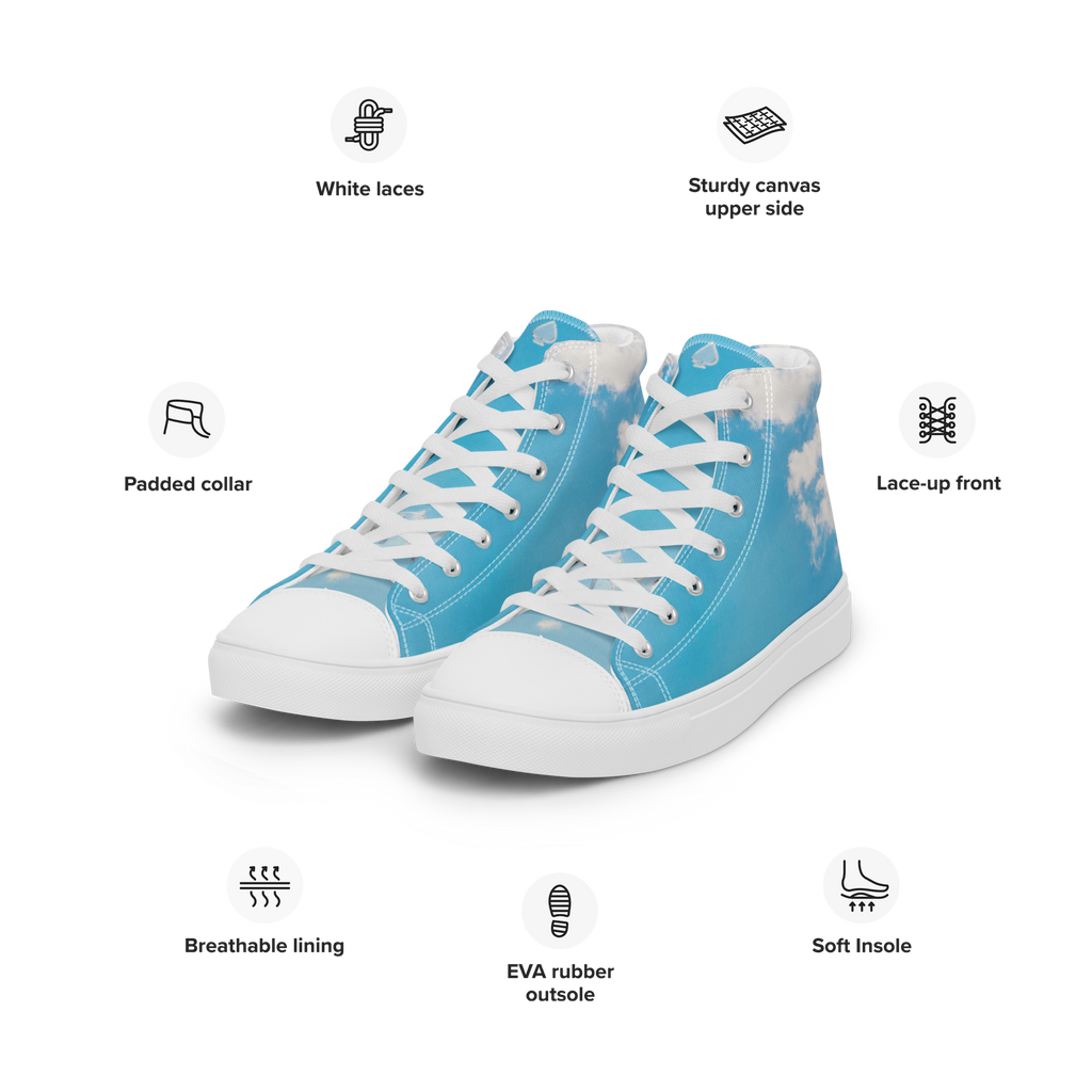 'MOMENTS' HIGH TOP CANVAS SCHUHE