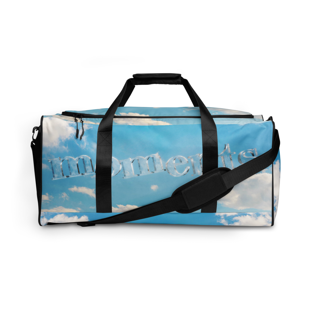 'moments' duffle bag